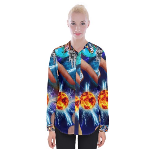 Journey To The Forbidden Zone Womens Long Sleeve Shirt by impacteesstreetwearcollage
