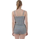 Girl Blue Tie Front Two Piece Tankini View2