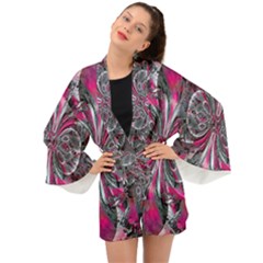 Mixed Signals Long Sleeve Kimono by MRNStudios