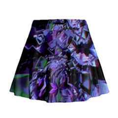 Uncanny Mini Flare Skirt by MRNStudios