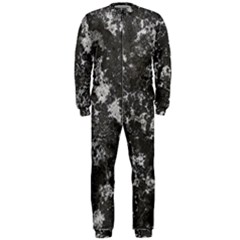 Dark Marble Camouflage Texture Print Onepiece Jumpsuit (men) 