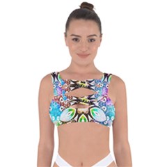 375 Chroma Digital Art Custom Bandaged Up Bikini Top