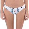 Christmas Trees And Bullfinches Reversible Hipster Bikini Bottoms View3