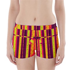 Warped Stripy Dots Boyleg Bikini Wrap Bottoms by essentialimage365