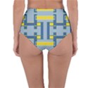 Abstract pattern geometric backgrounds   Reversible High-Waist Bikini Bottoms View4