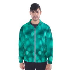 Light Reflections Abstract No9 Turquoise Men s Windbreaker by DimitriosArt