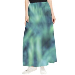 Blue Abstract Stars Maxi Chiffon Skirt by DimitriosArt