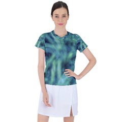 Blue Abstract Stars Women s Sports Top by DimitriosArt
