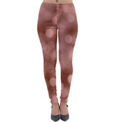 Light Reflections Abstract No6 Rose Lightweight Velour Leggings by DimitriosArt