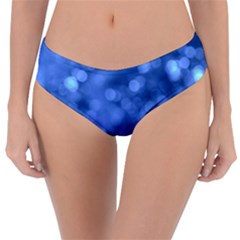 Light Reflections Abstract No5 Blue Reversible Classic Bikini Bottoms by DimitriosArt