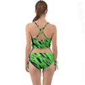 Green  Waves Abstract Series No7 Mini Tank Bikini Set View2