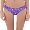 Abstract Illustration With Eyes Reversible Hipster Bikini Bottoms View3