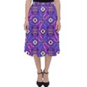 Abstract Illustration With Eyes Classic Midi Skirt View1