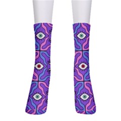 Abstract Illustration With Eyes Men s Crew Socks by SychEva
