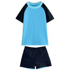 Reference Kids  Swim Tee And Shorts Set by VernenInk