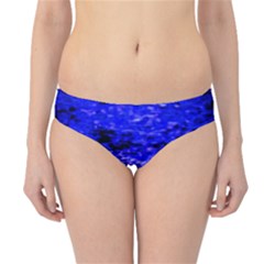 Blue Waves Flow Series 1 Hipster Bikini Bottoms by DimitriosArt