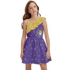 Alice In Wonderland Kids  One Shoulder Party Dress by NiniLand