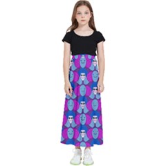 Abstract Kids  Flared Maxi Skirt by SychEva