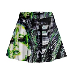 Dubstep Alien Mini Flare Skirt by MRNStudios