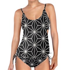 Black And White Pattern Tankini Set by Valentinaart