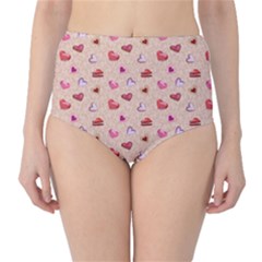 Sweet Heart Classic High-waist Bikini Bottoms by SychEva
