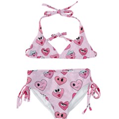 Emoji Heart Kids  Classic Bikini Set by SychEva
