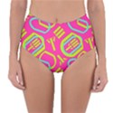 Abstract pattern geometric backgrounds   Reversible High-Waist Bikini Bottoms View1