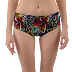 Tiger King Reversible Mid-waist Bikini Bottoms by Sparkle