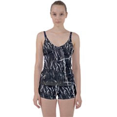 Abstract Light Games 1 Tie Front Two Piece Tankini by DimitriosArt