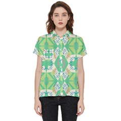 Abstract Pattern Geometric Backgrounds   Short Sleeve Pocket Shirt by Eskimos