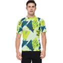 Abstract pattern geometric backgrounds   Men s Short Sleeve Rash Guard View1