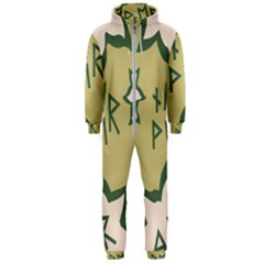 Abstract Pattern Geometric Backgrounds   Hooded Jumpsuit (men) by Eskimos