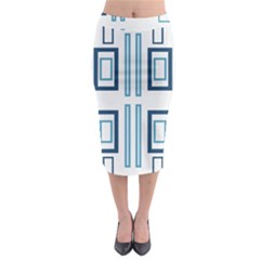 Abstract Pattern Geometric Backgrounds   Midi Pencil Skirt