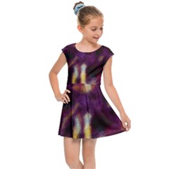 Requiem  Of The Purple Stars Kids  Cap Sleeve Dress by DimitriosArt