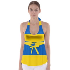 Flag Of Ukraine Babydoll Tankini Top by abbeyz71