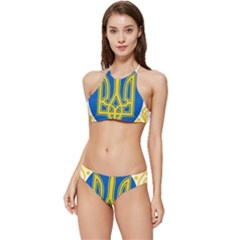 Greater Coat Of Arms Of Ukraine, 1918-1920  Banded Triangle Bikini Set by abbeyz71