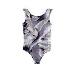Abstract Wannabe Two Kids  Frill Swimsuit by MRNStudios