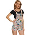 Floral Short Overalls View3