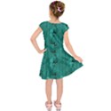 Vintage Rose Buds  Blooming In Color Decorative Kids  Short Sleeve Dress View2