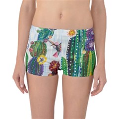 Rainbow Cactus Shirt Reversible Boyleg Bikini Bottoms by steampunkbabygirl
