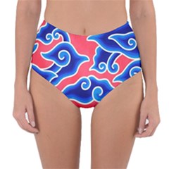Batik Megamendung Reversible High-waist Bikini Bottoms by artworkshop