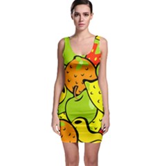 Fruit Food Wallpaper Bodycon Dress by Dutashop