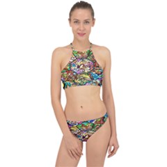 Character Disney Stained Racer Front Bikini Set by artworkshop