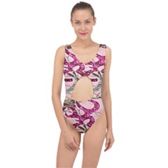 Browning Deer Glitter Center Cut Out Swimsuit by artworkshop