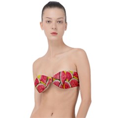 Watermelon Classic Bandeau Bikini Top 