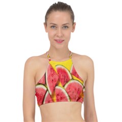 Watermelon Racer Front Bikini Top
