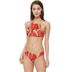 Watermelon Banded Triangle Bikini Set by artworkshop