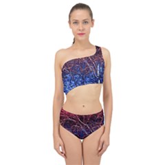 Autumn Fractal Forest Background Spliced Up Two Piece Swimsuit by Amaryn4rt