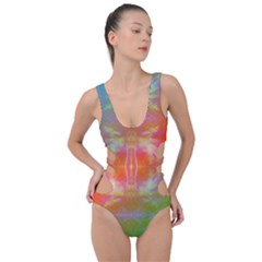 Faded Consciousness Side Cut Out Swimsuit by Thespacecampers