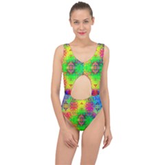 Higher Love Center Cut Out Swimsuit by Thespacecampers